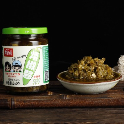 【龙泉山】烧椒酱260g*2下饭菜拌饭跺酱香辣酱虎皮青椒剁椒拌面酱 1份图3