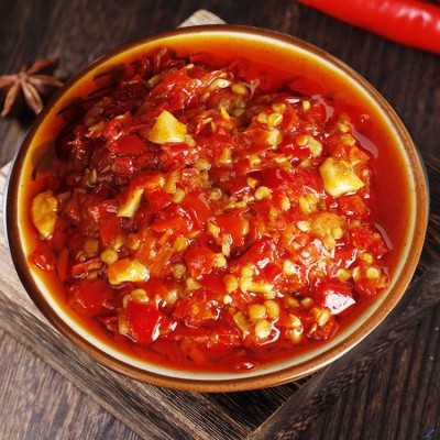 龙泉山辣椒酱餐饮商用拌饭酱拌面酱下饭菜四川剁椒酱调味料厂家 1罐图2