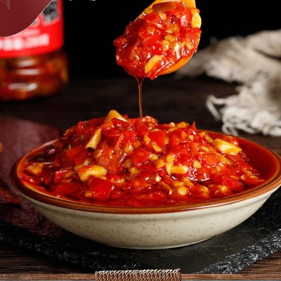 龙泉山辣椒酱餐饮商用拌饭酱拌面酱下饭菜四川剁椒酱调味料厂家 1罐图3