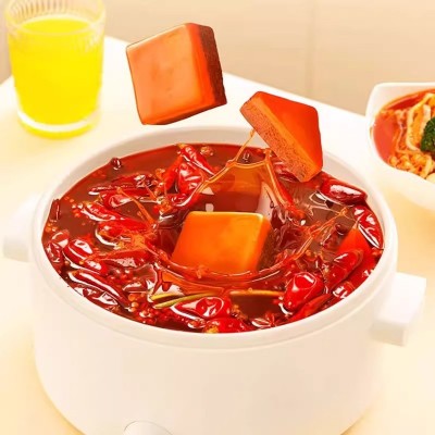 好人家360g小块装手工牛油麻辣火锅底料串串烧菜正宗减盐四川重庆 1袋图3