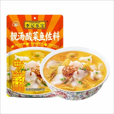李记乐宝老字号靓汤金汤酸菜鱼调料包酸汤肥牛调料老坛酸汤鱼底料 1袋图5