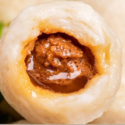 福州包心鱼丸500g圆形肉馅福建手工火锅丸子食材批发厂家爆汁商用 1袋图3