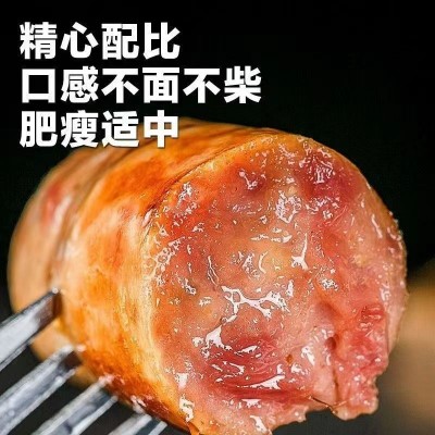 牛叭叭火山石烤肠台湾纯地道热狗脆皮黑胡椒肉肠香肠空气炸锅食材 1份图2