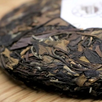 广福心道茶叶2005年贡眉白茶和美礼盒装茶饼200g 1饼图3