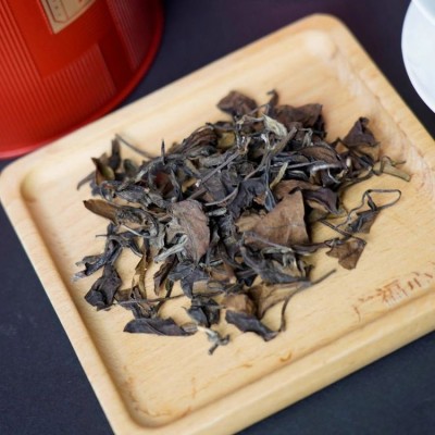 广福心道白茶高山老白茶醇福2018年春采寿眉散茶茶叶100g 1桶图3