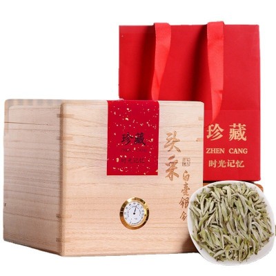 2025白毫银针福鼎白茶精选特级头采高山新茶茶叶木箱礼盒装500g图5