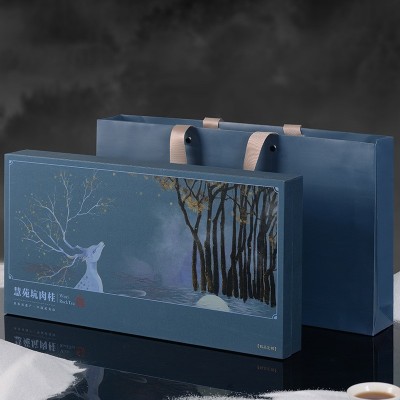 武夷山坑涧正岩茶慧苑坑肉桂乌龙茶大红袍茶叶礼盒装过年送礼名茶