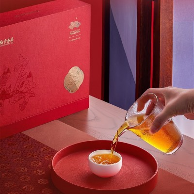 艺福堂茶叶红茶西湖双壁九曲红梅特级特级礼盒120g杭州特产批发图2