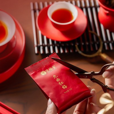 艺福堂茶叶红茶西湖双壁九曲红梅特级特级礼盒120g杭州特产批发图4