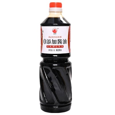 两瓶装纯粮酿造黄豆酱油手工酿造凉拌炒菜生抽酱油1L便携装调料 1瓶图2