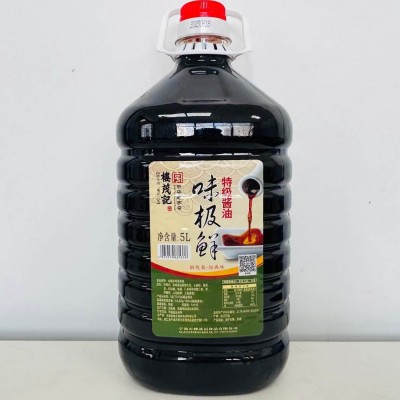 楼茂记特级生抽酱油5L 味极鲜古法晒酿造蘸料宁波特产 2ml