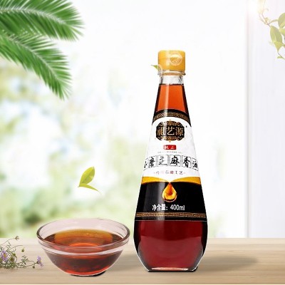 小磨香油餐饮火锅油碟料拌凉菜调料批发玻璃瓶礼盒装小磨芝麻香油图4