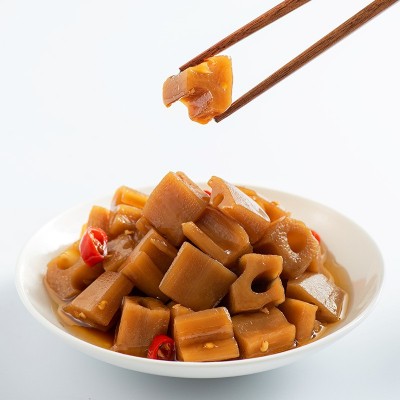 盖世整箱油醋脆藕1.35kg酸辣爽口下饭小菜常温即食脆爽餐饮商用图4