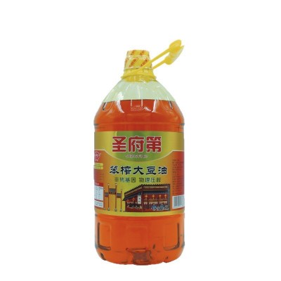圣府第5升非转基因物理压榨大豆油商用家用油整箱桶装食用油批发 400桶图5