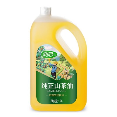 润心2L一级精炼纯正山茶油食用油茶籽油团购礼品招代理直供可议价图4