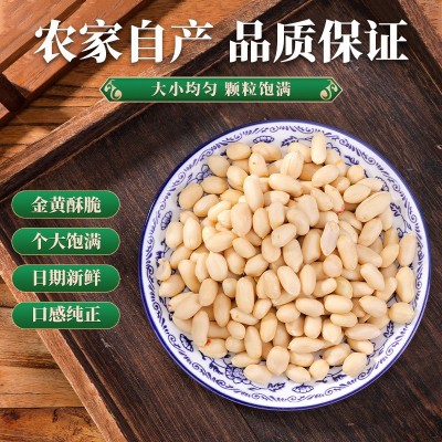 新鲜脱皮生花生米去皮花生仁山东生脱皮花生袋装50斤大量批发图2