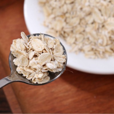 新货直供燕麦片冲饮即食代餐当季新货高膳食纤维25kg纯全麦谷物片图3