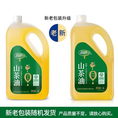 润心5L头道初榨山茶油低温压榨茶籽油团购礼品招代理直供可议价图4