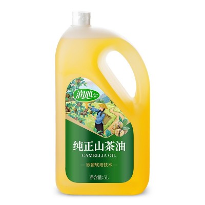 润心5L一级精炼纯正山茶油食用油茶籽油团购礼品招代理直供可议价图3