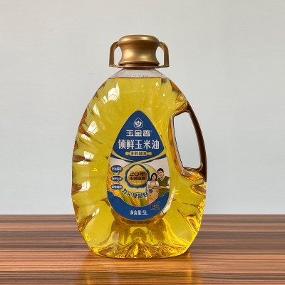 锁鲜山东玉金香食品玉米油5升压榨一级玉米胚芽含植物甾醇食用油图3