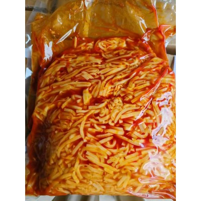 柳州螺蛳粉专用红油酸笋丝笋条商用整箱50斤原味酸笋厂家批发酸菜图5