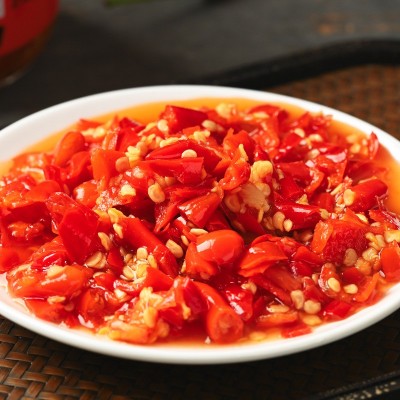 湖南军杰坛子剁辣椒10公斤老坛装猛辣调味炒菜剁辣椒酱商用大包装图3