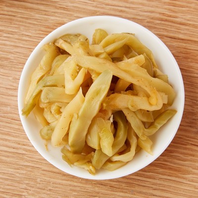 博鸿小菜1kg榨菜丝大包装商用萝卜榨菜丁酱菜淄博烧烤解腻下饭菜 3袋图3