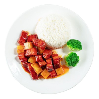 谷言预制菜毛氏红烧肉2号200g*10袋速冻冷冻食品外卖商用批发 1袋图4