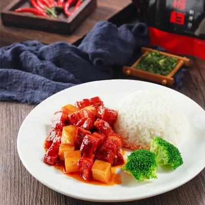 谷言预制菜毛氏红烧肉2号200g*10袋速冻冷冻食品外卖商用批发 1袋图2