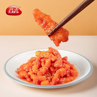 谷言糖醋里脊410g半成品预高端制菜冷冻速食方便鸡肉年夜饭家宴菜 1袋图2