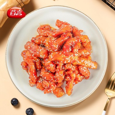 谷言糖醋里脊410g半成品预高端制菜冷冻速食方便鸡肉年夜饭家宴菜 1袋图3