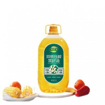 5L*4瓶 道道全双低压榨菜籽油5Lx4瓶物理压榨清香纯正菜籽油 1箱图5