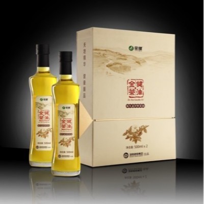 金健原生态冷榨茶油礼盒500ml*2 中秋国庆山茶油礼盒 4件图5
