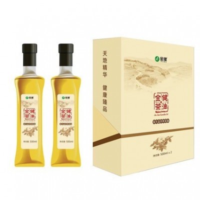 金健原生态冷榨茶油礼盒500ml*2 中秋国庆山茶油礼盒 4件