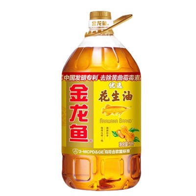 金龙鱼优选花生油5L*1桶压榨一级花生油大桶装家用炒菜烹饪食用油 2桶图2