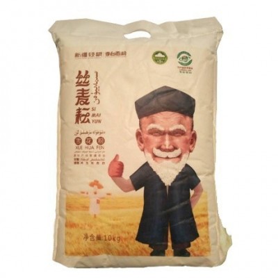 现货批发新疆丝麦耘雪花粉雪花粉小麦粉10kg新疆面粉面包饺子粉图4