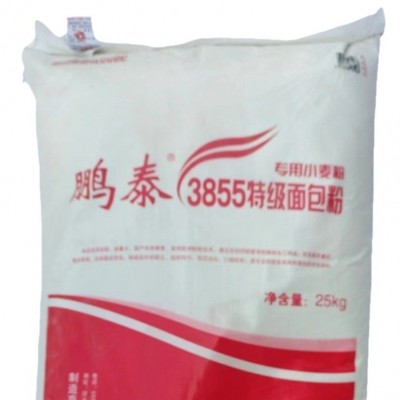 中粮鹏泰3855面包粉25公斤面包蛋糕吐司等家用烘焙原料高筋馒头图5