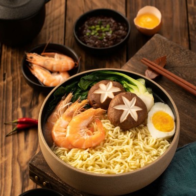 早餐面大碗面整箱面饼非油炸炒面公仔面食火锅鸡蛋方便面超市面条图2