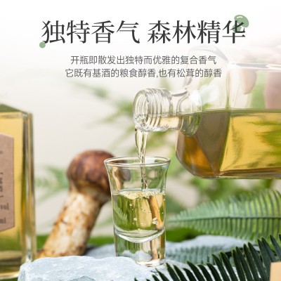龙延誉 松茸酒 松茸露酒 43度 配制酒 产自吉林 瓶装露酒图2