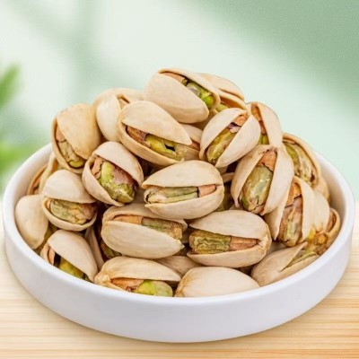 新货开心果袋装自然开口大颗粒盐焗开心果坚果零食批发代发图3