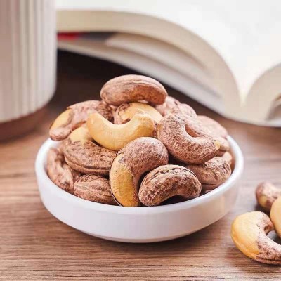 新货带皮盐焗腰果500g休闲办公室小零食可做礼盒规格可定一件代发图4