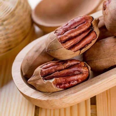 奶油碧根果500g休闲坚果办公室小零食可装礼盒规格可定一件代发图2