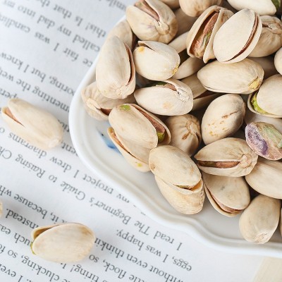 一件代发大颗粒原色无漂白开心果500g零食坚果特产炒货果脯蜜饯等图4