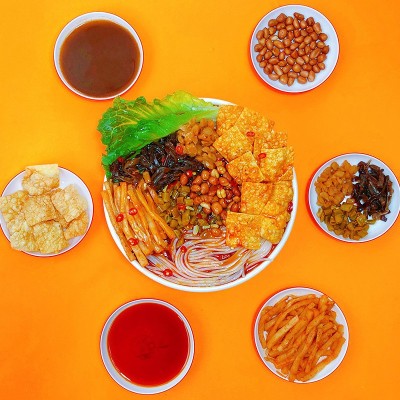 原味螺蛳粉正品甄馋猫风味袋装螺丝粉水煮酸辣广西米粉螺狮粉箱装图5