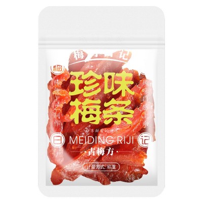 梅町日记珍味梅条传统蜜饯儿时味桃肉韩话梅半梅老婆梅干10斤图4