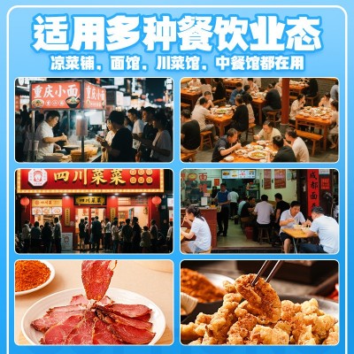 四川翠宏香辣蘸料2.53kg火锅干碟烧烤辣椒面五香调味料商用批发图3