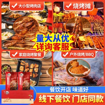 翠宏烧烤料450g撒料烤肉涮羊牛肉烤翅腌撒料户外干碟蘸料整箱批发图4