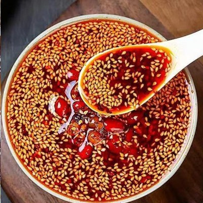 虎师傅辣椒油醋包商用外卖家用蘸饺子炒菜调味组合包装辣椒油醋包图4