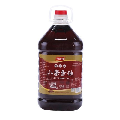 帮大哥大桶装5升小磨香油商用餐饮火锅芝麻油整箱现货纯香油批发图5