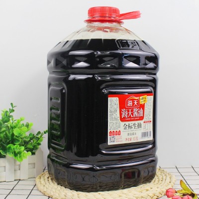 海天金标生抽10.5L桶装商用饭店酱油整箱凉拌炒菜餐饮专用大桶装图3